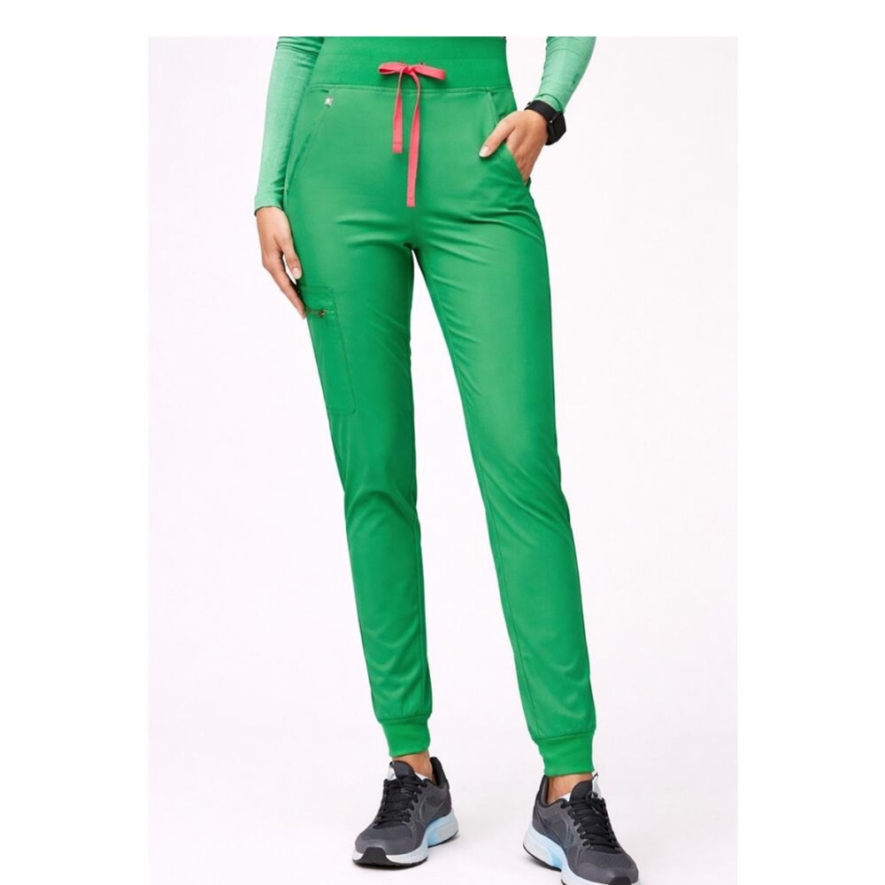 Figs Zamora FREEx Jogger Scrub Pants Kelly Green Performance Women’s Size XL